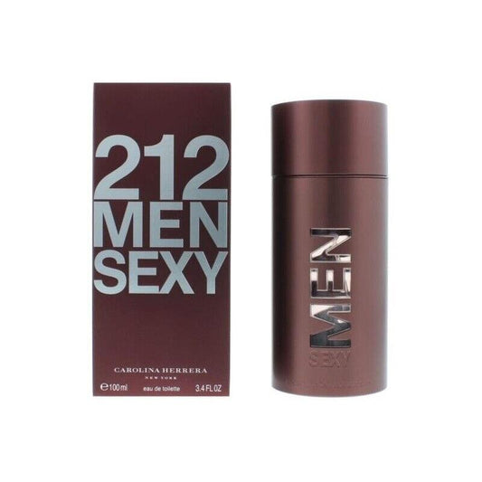 212 Men Sexy Carolina Herrera 3.4 oz 100 ml Eau De Toilette Spray